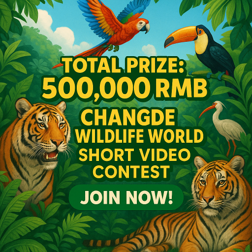 常德野生动物世界短视频大赛火热开启，总奖金50万等你挑战