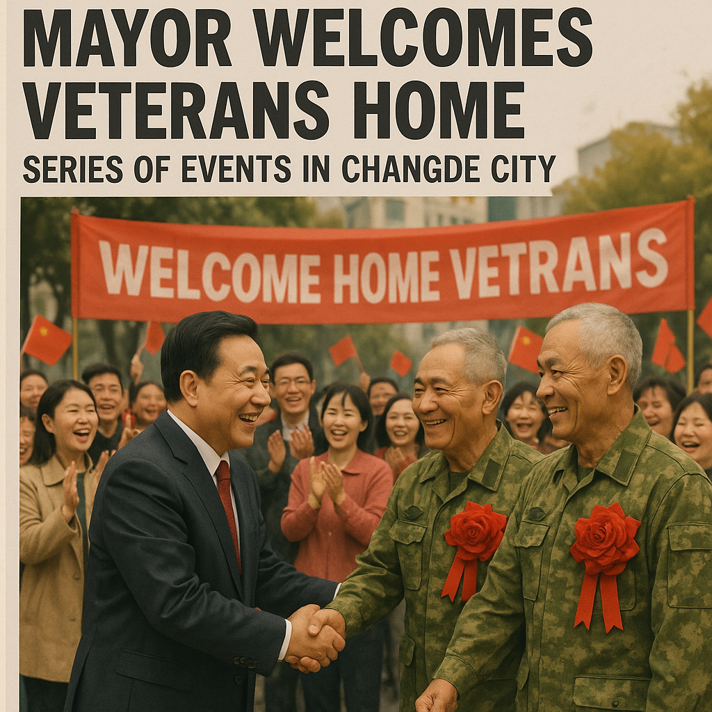 常德市举办“市长接老兵回家”系列活动，彰显城市温情