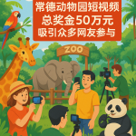 常德动物园短视频大赛掀起热潮，50万元奖金吸引全民创作